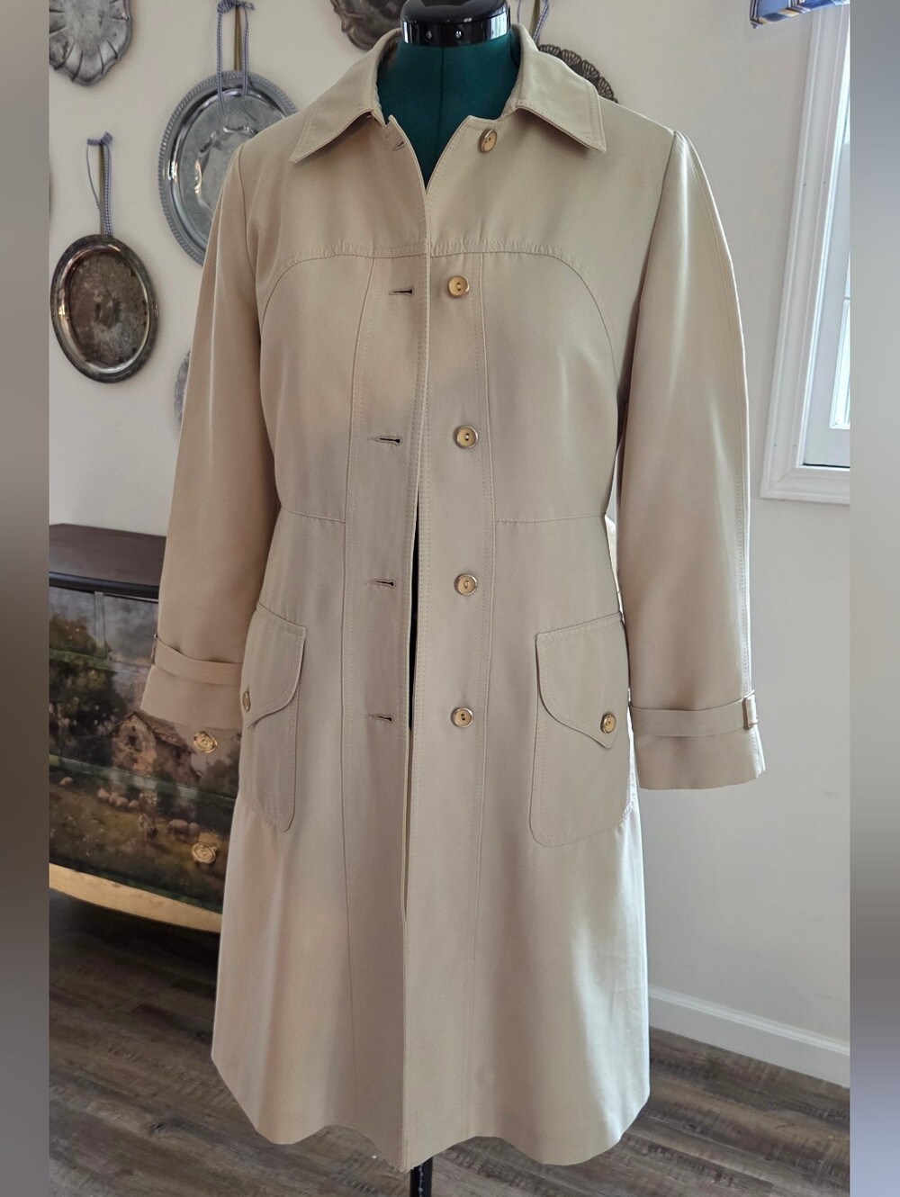 Forecaster Of Boston Vintage Trench Coat M 8/10